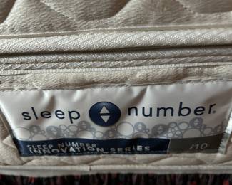 #2 Sleep Number i10 King Size Bed w/two Twin Platform Twins w/remote - You Move - w/stains $100.00
