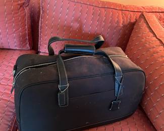#340	Black Coach Travel Bag w/shoulder 	 $150.00 
