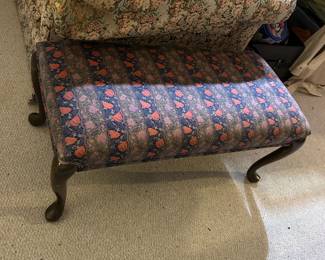 #366	stool with q/a legs 36x18x16	 $30.00 
