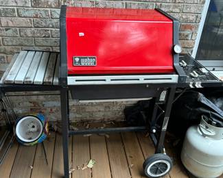 #155	Weber Propane Grill (as is condition) - 3 burner	 $65.00 
