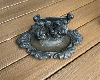 #153	Cast Iron Boot Scrapper - 14x9x6	 $40.00 
