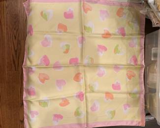 #112	Escada Hearts Pastel Print - 19x19	 $30.00 
