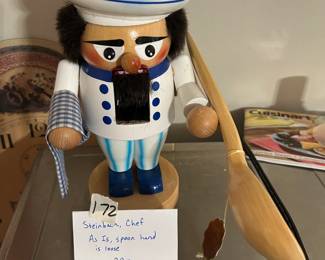 #172	Steinbach Chef (as is spoon hand is loose)	 $20.00 
