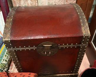 #73 Chest w/Brass Buttons & Hinges - 17x14x17 $30.00
