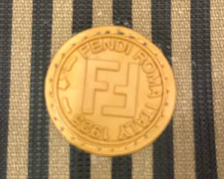 #134	Vintage Fendi Travel Case/Clutch 	 $40.00 
