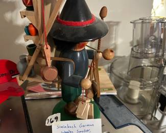 #169	Steinbach German Wooden Smoker, "Mercator" No Nutcracker	 $50.00 
