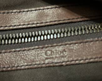 #33 Chloe Travel Bag w/removable Shoulder Strap - Bon Voyage Chocolate Brown Lambskin (as is Belt Loop) $130.00