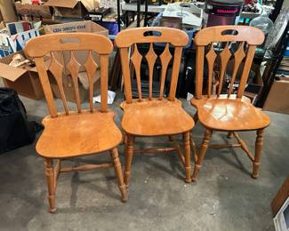 #377	Set of 4 wooden Chairs	 $80.00 
