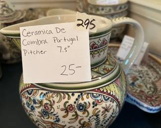 
#295	Ceramica De Coimbra Portugal 7.5"	 $25.00 
