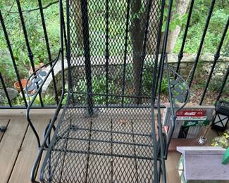 #147	Odd Bouncy Chair - Black Wrought Iron	 $75.00 
