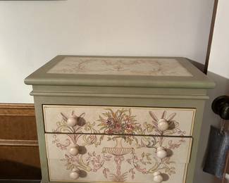 #71 Wood 3 drawer Chest - hobby lobby style - 17x11x15 $35.00
