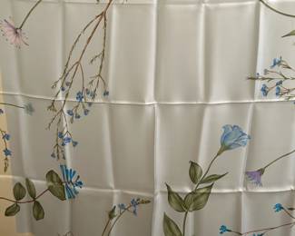 #109	Ferragamo Floral Print Scarf - 33x33	 $75.00 
