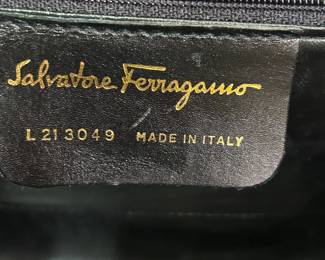 #135	Vintage Ferragamo Structured Shoulder Purse	 $25.00 
