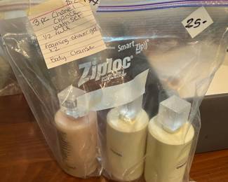 #244	3 pc Chanel Chance Bath Set 1/2 Full  Foaming Shower Gel x 2  Body Cleanse	 $25.00 
