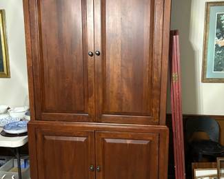 #35 Timberlake TV Cabinet w/4 doors and 3 drawers & 3 shelves - by Lexington Furn. Industries - 50x26x88 $125.00