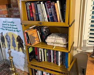 #363	4 shelf bookcase with 3 glass doors  35x11x59 as is shelfs	 $200.00 
