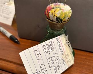 #251	Vtg. Jean Paatou Compact w/solid perfume Swivels open Great Shape - Made in France	 $20.00 
