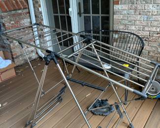 #154	Aluminum Clothes Drying Rack - Portable	 $20.00 
