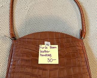 #190	Furla Leather Handbag	 $30.00 
