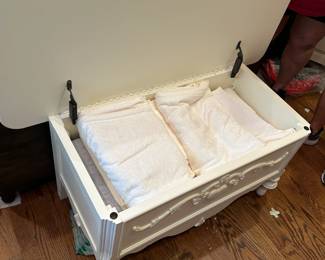 #48 White Painted Cedar Chest - 42x18x19 $75.00
#49 White Painted Cedar Chest - 42x18x19 $75.00