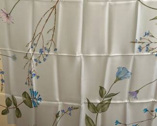 #109	Ferragamo Floral Print Scarf - 33x33	 $75.00 
