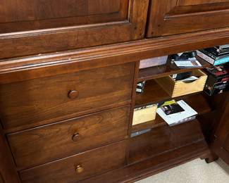 #35 Timberlake TV Cabinet w/4 doors and 3 drawers & 3 shelves - by Lexington Furn. Industries - 50x26x88 $125.00