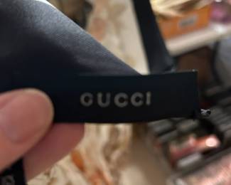 #138	Gucci Silk Fall Pattern Scarf - approx 33x33	 $75.00 
