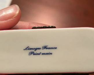 #221	Limoges happy birthday box trinket box	 $45.00 
