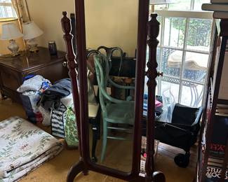 #9 Wood Floor Length Mirror - 22x62 $100.00
