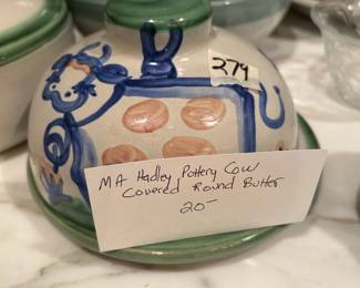 #279	M A Hadley Cow Butter Dish	 $20.00 
