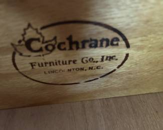 #83 Cochrane Furniture Buffet with one drawer and 3 drawers as is finish 48x15x30 $65.00