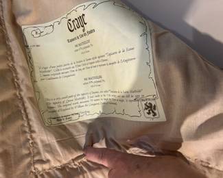 #369	Tapestry of Horses & Canoes on Hanger 54x18	 $150.00 
