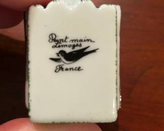 #200	Limoges dog house trinket box	 $60.00 
