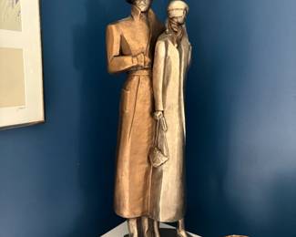 . . . very cool!! bronze man and woman