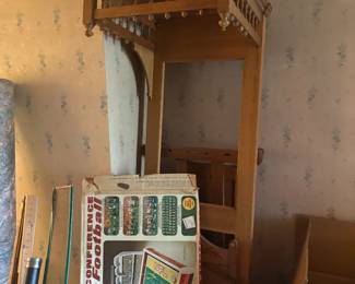 . . . this is an antique cradle