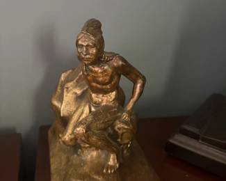 . . . bronze? statue
