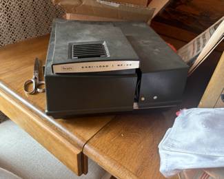 . . . vintage slide projector