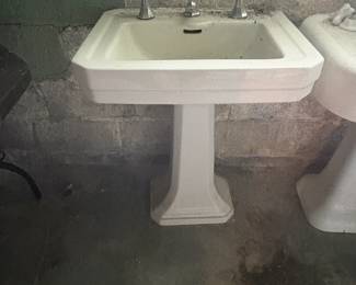 . . . vintage porcelain sink