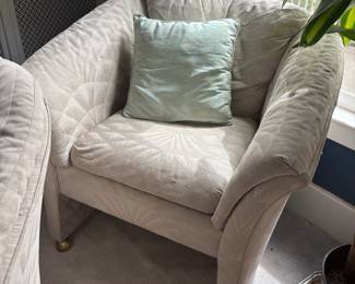. . . comfy upholstered accent chair