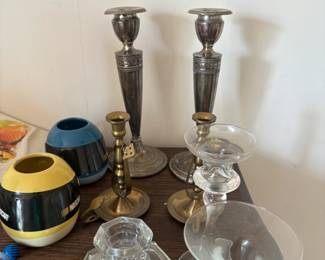 . . . vintage candle holders