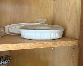 . . . French White vintage Corning Ware
