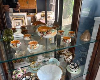 . . . more vintage pieces and cup and saucer collection