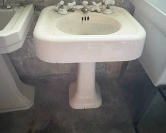 . . . another vintage porcelain sink