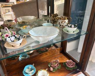 . . . more cups and saucers