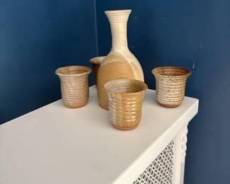 . . . more hand-thrown pottery