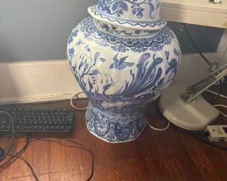 . . . pottery urn (as is) -- chips under top