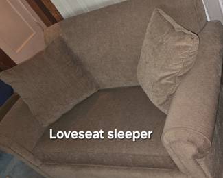 Loveseat sofa sleeper in good condition