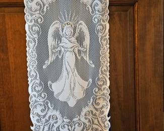 Angel lace wall hanging