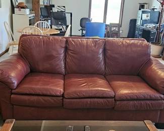 Leather sofa