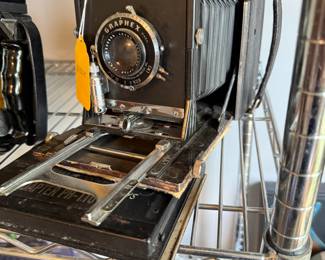 Vintage Graflex Speed Graphics camera - 4x5 (135mm) large format
